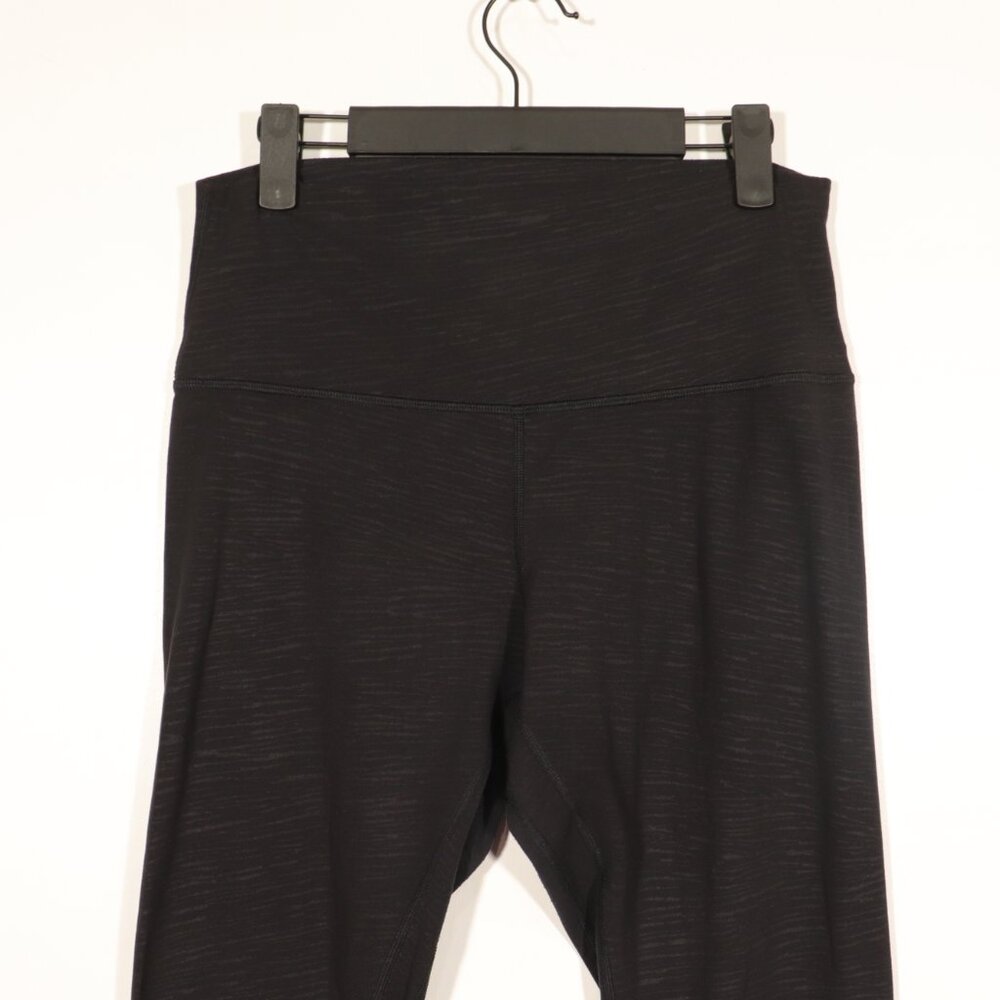 EUC Lululemon Align Pant II 25" Stride Emboss Black Size 10 - Picture 10 of 12